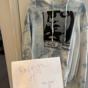 Blue Tie-Dye Midnights Hoodie